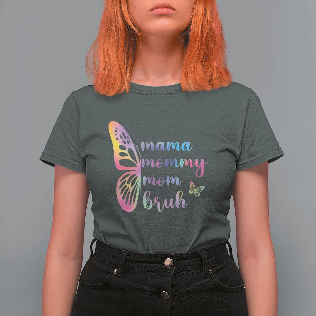 Funny Mom Saying Gift T Shirt For Women Mama Mommy Mom Bruh