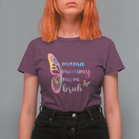Funny Mom Saying Gift T Shirt For Women Mama Mommy Mom Bruh