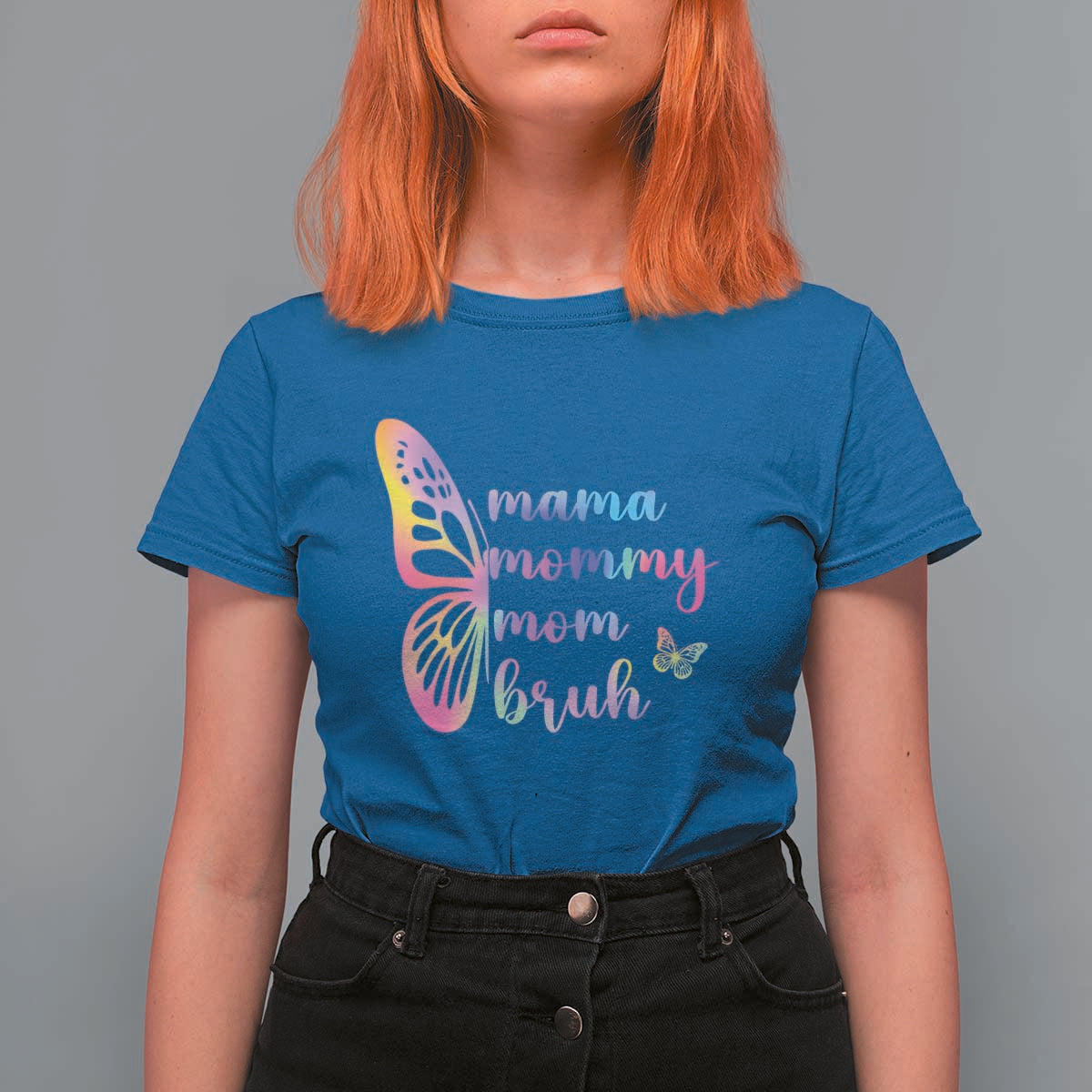 Funny Mom Saying Gift T Shirt For Women Mama Mommy Mom Bruh