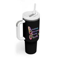 Funny Mom Saying Gift Tumbler With Handle Mama Mommy Mom Bruh