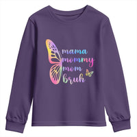 Funny Mom Saying Gift Youth Sweatshirt Mama Mommy Mom Bruh