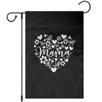 Floral Mama Heart Graphic Garden Flag Mothers Day Flower Gift