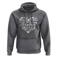 Floral Mama Heart Graphic Hoodie Mothers Day Flower Gift