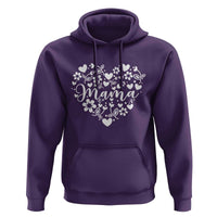Floral Mama Heart Graphic Hoodie Mothers Day Flower Gift