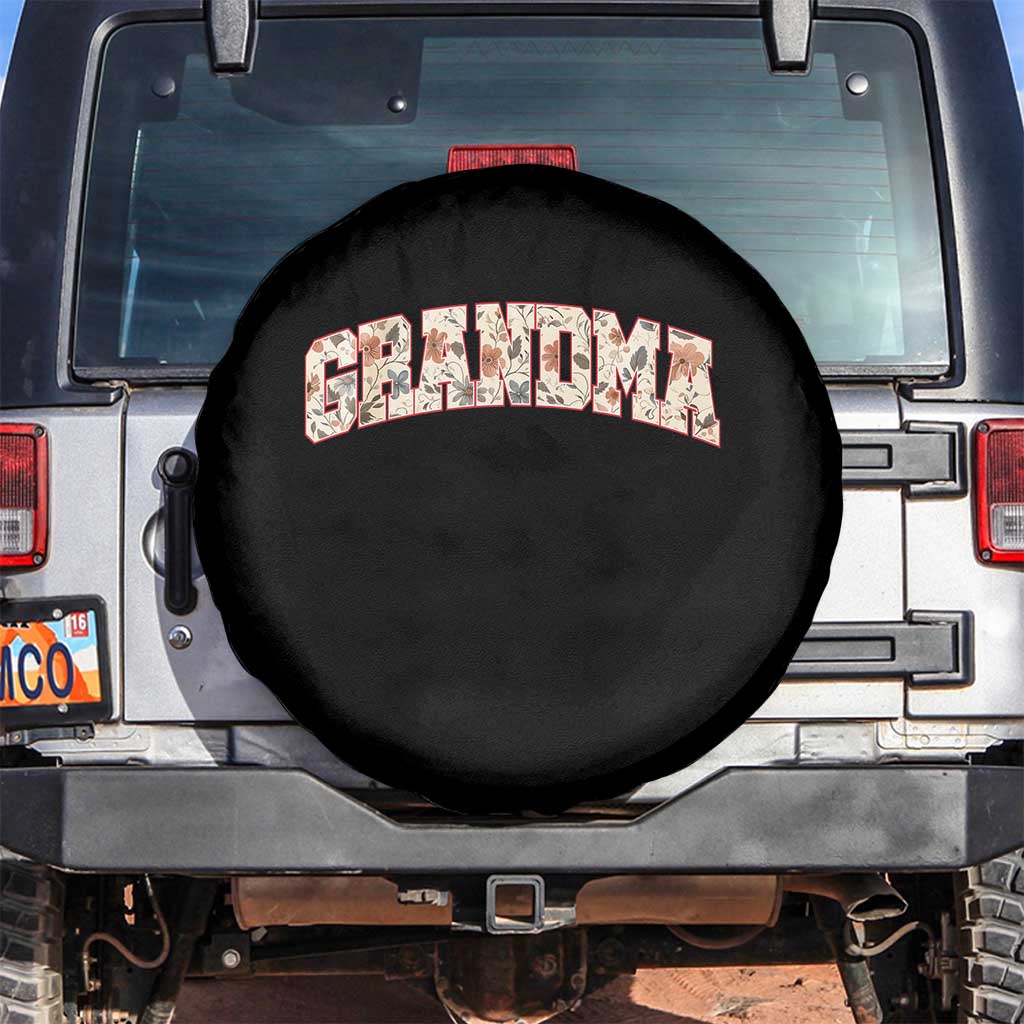 Vintage Floral Grandma Spare Tire Cover Mothers Day Gift Idea