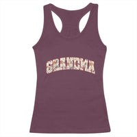 Vintage Floral Grandma Racerback Tank Top Mothers Day Gift Idea