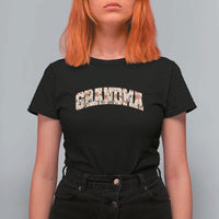 Vintage Floral Grandma T Shirt For Women Mothers Day Gift Idea