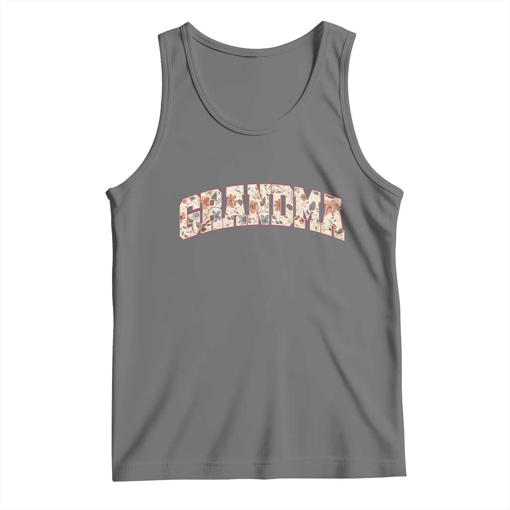 Vintage Floral Grandma Tank Top Mothers Day Gift Idea