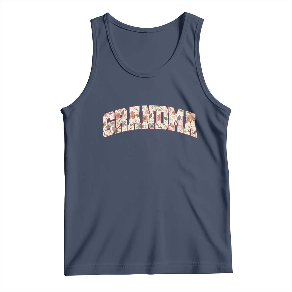 Vintage Floral Grandma Tank Top Mothers Day Gift Idea
