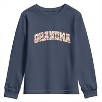 Vintage Floral Grandma Youth Sweatshirt Mothers Day Gift Idea