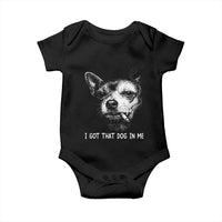 Funny Chihuahua Smoking Meme Baby Onesie I Got That Dog In Me