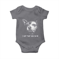 Funny Chihuahua Smoking Meme Baby Onesie I Got That Dog In Me