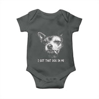 Funny Chihuahua Smoking Meme Baby Onesie I Got That Dog In Me