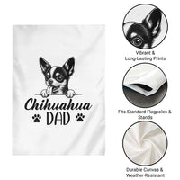 Proud Chihuahua Dad Garden Flag Dog Lover Gift Idea