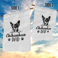 Proud Chihuahua Dad Garden Flag Dog Lover Gift Idea