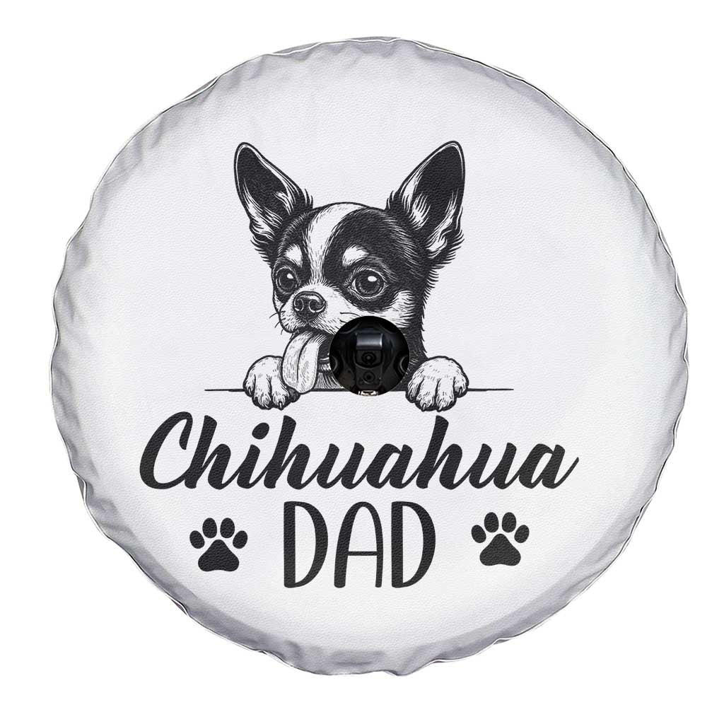 Proud Chihuahua Dad Spare Tire Cover Dog Lover Gift Idea