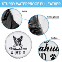 Proud Chihuahua Dad Spare Tire Cover Dog Lover Gift Idea