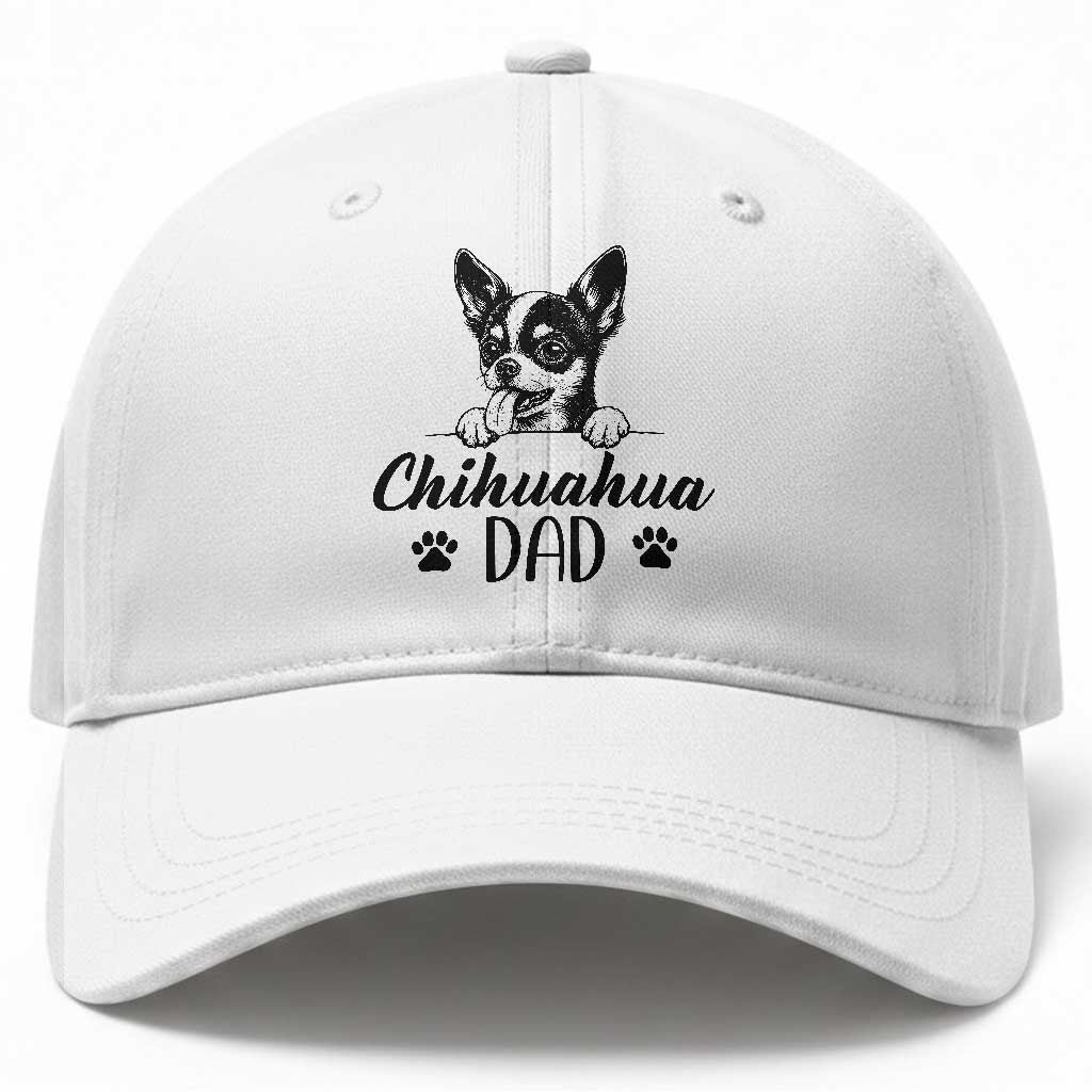 Proud Chihuahua Dad Baseball Cap Dog Lover Gift Idea