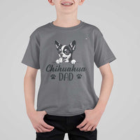 Proud Chihuahua Dad T Shirt For Kid Dog Lover Gift Idea
