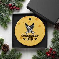 Proud Chihuahua Dad Ceramic Ornament Dog Lover Gift Idea