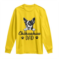 Proud Chihuahua Dad Long Sleeve Shirt Dog Lover Gift Idea