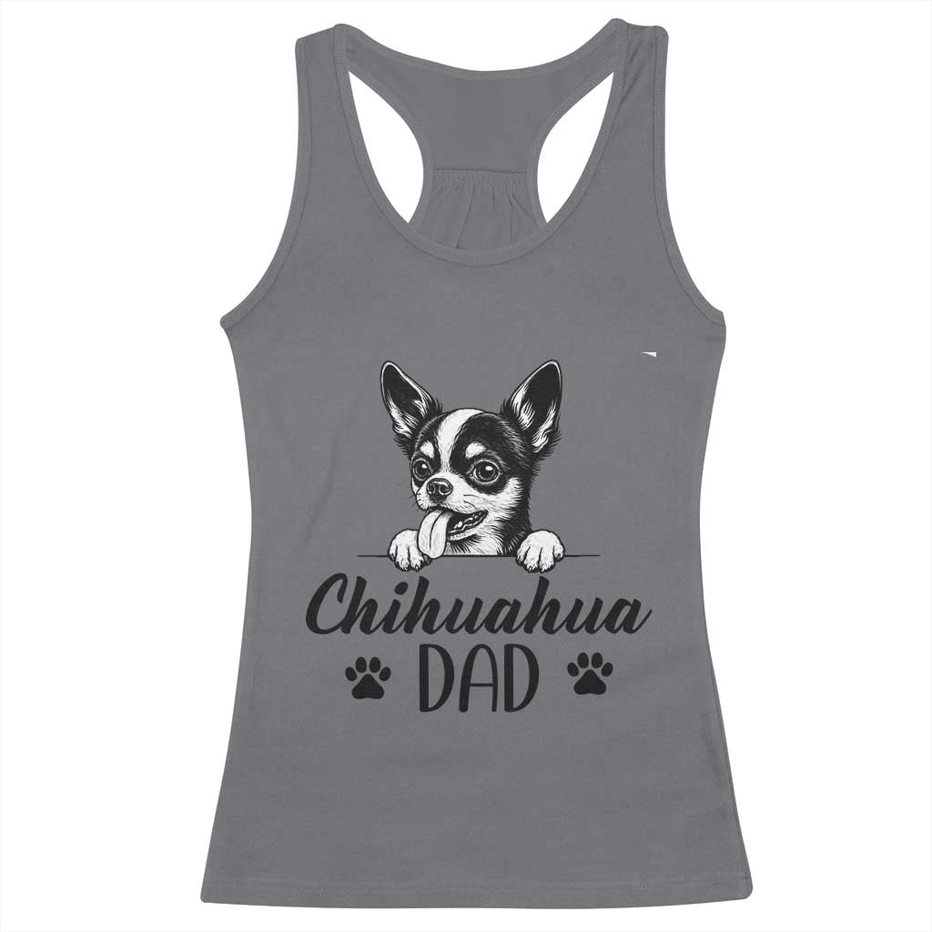 Proud Chihuahua Dad Racerback Tank Top Dog Lover Gift Idea