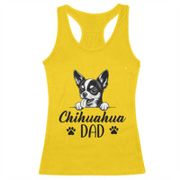 Proud Chihuahua Dad Racerback Tank Top Dog Lover Gift Idea