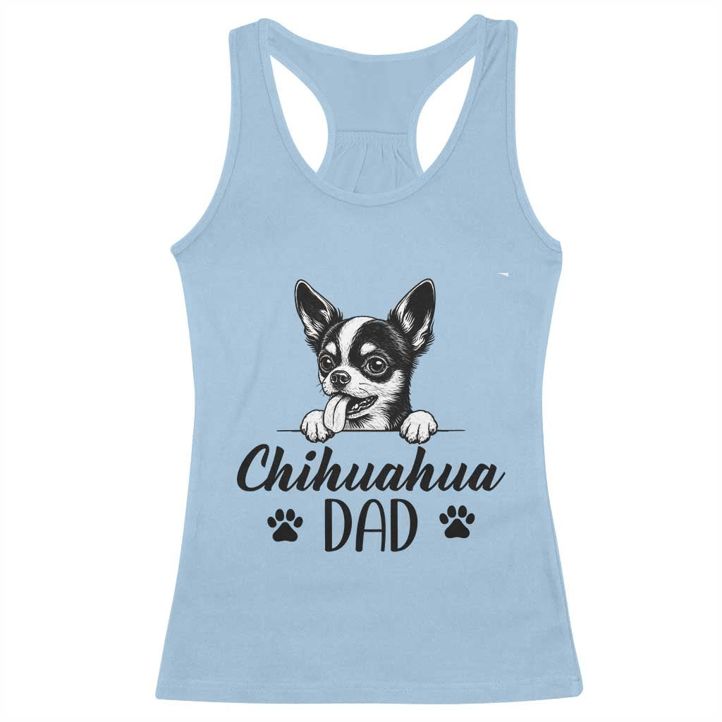 Proud Chihuahua Dad Racerback Tank Top Dog Lover Gift Idea