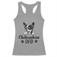 Proud Chihuahua Dad Racerback Tank Top Dog Lover Gift Idea