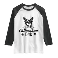 Proud Chihuahua Dad Raglan Shirt Dog Lover Gift Idea