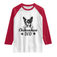 Proud Chihuahua Dad Raglan Shirt Dog Lover Gift Idea