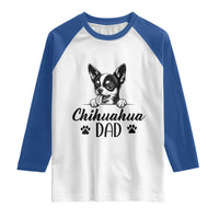 Proud Chihuahua Dad Raglan Shirt Dog Lover Gift Idea