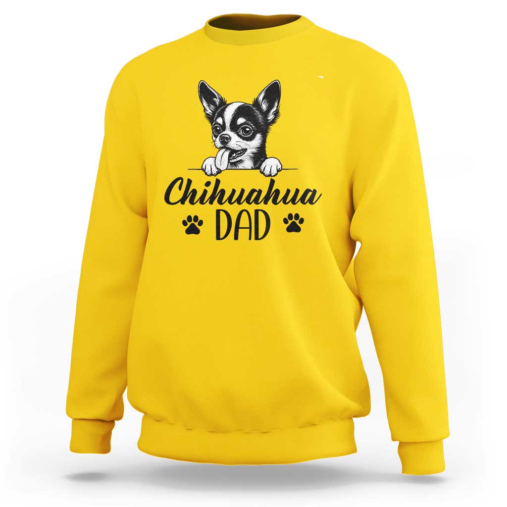 Proud Chihuahua Dad Sweatshirt Dog Lover Gift Idea