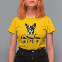 Proud Chihuahua Dad T Shirt For Women Dog Lover Gift Idea