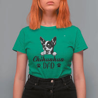 Proud Chihuahua Dad T Shirt For Women Dog Lover Gift Idea