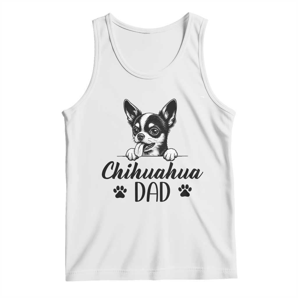Proud Chihuahua Dad Tank Top Dog Lover Gift Idea