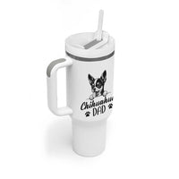 Proud Chihuahua Dad Tumbler With Handle Dog Lover Gift Idea