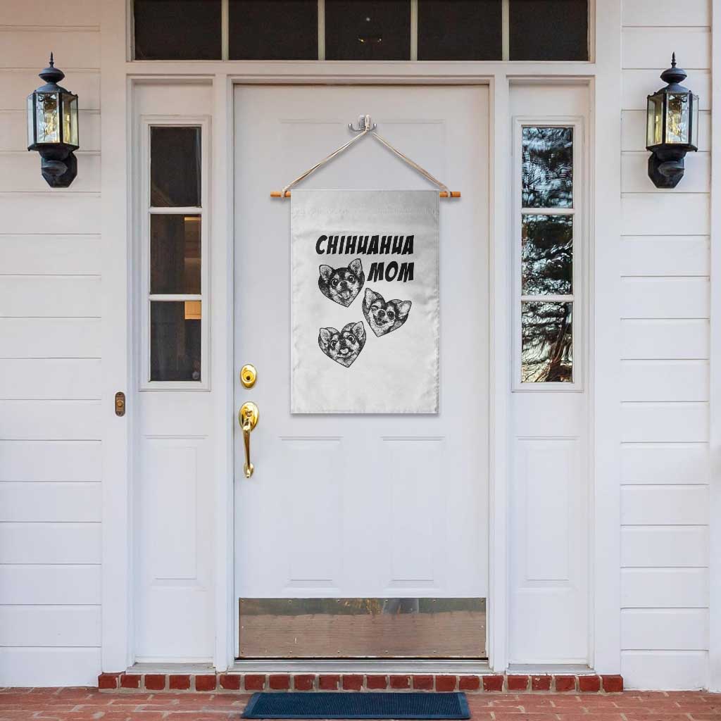 Proud Chihuahua Mom Garden Flag Ankle Biter Dog Lover