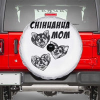 Proud Chihuahua Mom Spare Tire Cover Ankle Biter Dog Lover