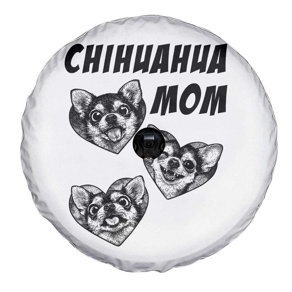 Proud Chihuahua Mom Spare Tire Cover Ankle Biter Dog Lover