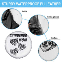 Proud Chihuahua Mom Spare Tire Cover Ankle Biter Dog Lover