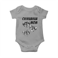Proud Chihuahua Mom Baby Onesie Ankle Biter Dog Lover