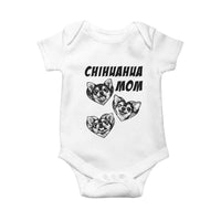 Proud Chihuahua Mom Baby Onesie Ankle Biter Dog Lover