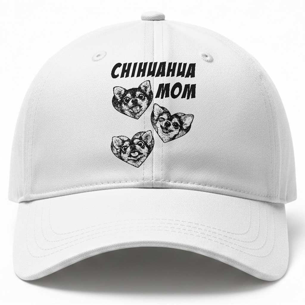 Proud Chihuahua Mom Baseball Cap Ankle Biter Dog Lover