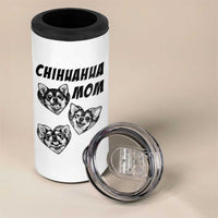 Proud Chihuahua Mom 4 in 1 Can Cooler Tumbler Ankle Biter Dog Lover