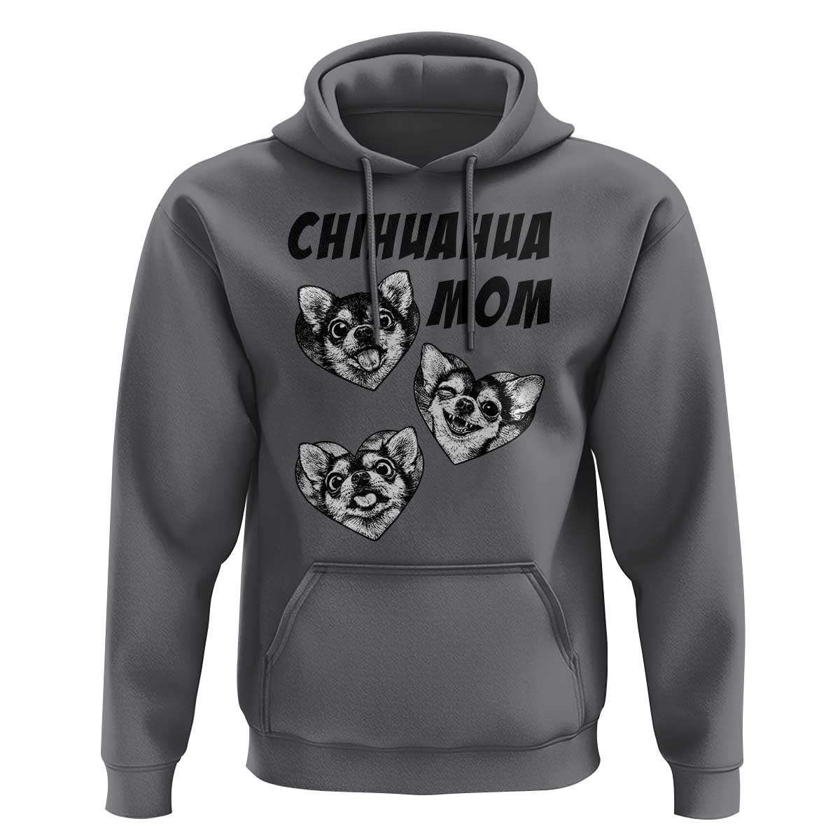 Proud Chihuahua Mom Hoodie Ankle Biter Dog Lover
