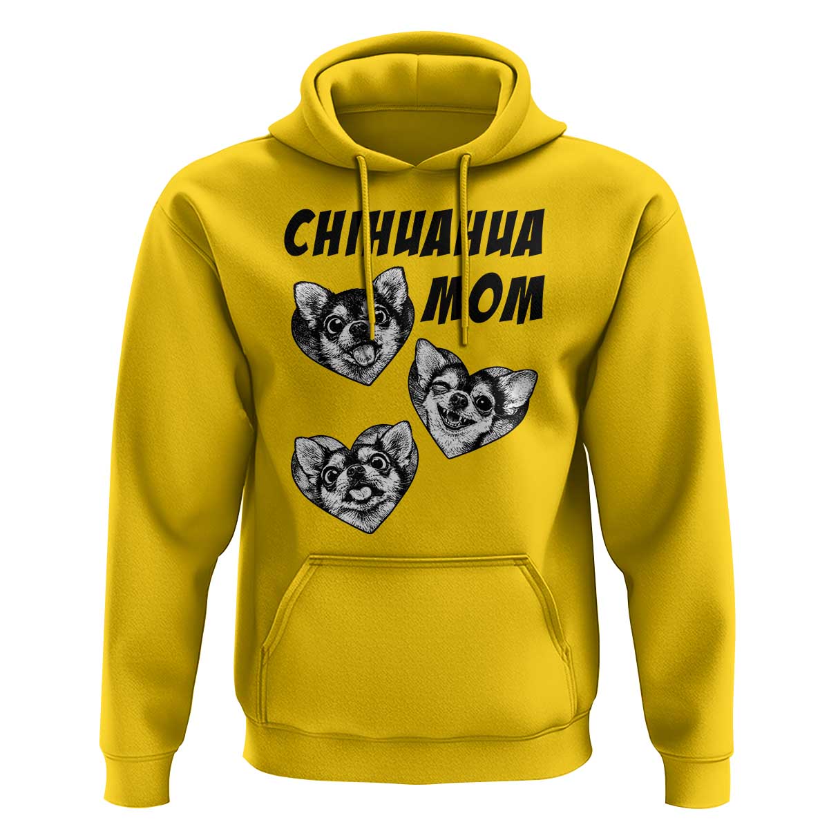 Proud Chihuahua Mom Hoodie Ankle Biter Dog Lover