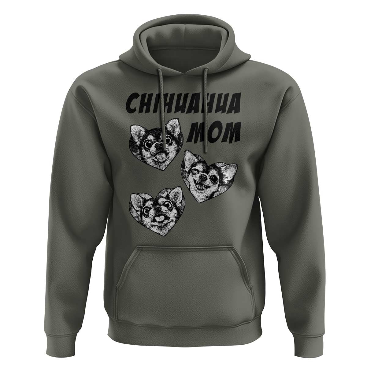 Proud Chihuahua Mom Hoodie Ankle Biter Dog Lover