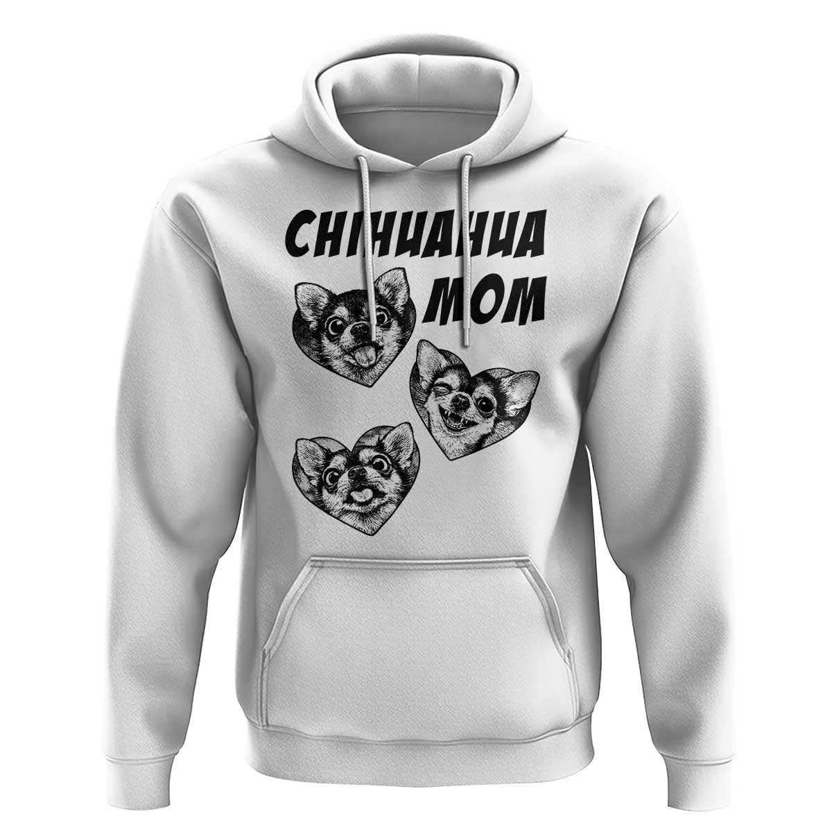 Proud Chihuahua Mom Hoodie Ankle Biter Dog Lover