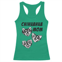 Proud Chihuahua Mom Racerback Tank Top Ankle Biter Dog Lover
